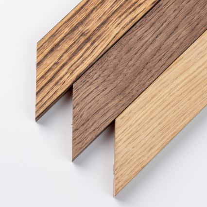 Eglo - Panneau en saillie SALOBRENA-RW WOOD LED/17W/230V 2700/4000K 34x34 cm marron foncé