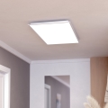 Eglo - Panneau LED dimmable en saillie LED/35,5 W/230 V 2700-6500 K 120x60 cm blanc + télécommande