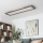 Eglo - Panneau LED RGBW dimmable de surface SALOBRENA-C WOOD LED/34W/230V 2700-6500K 34x124 cm marron foncé + télécommande