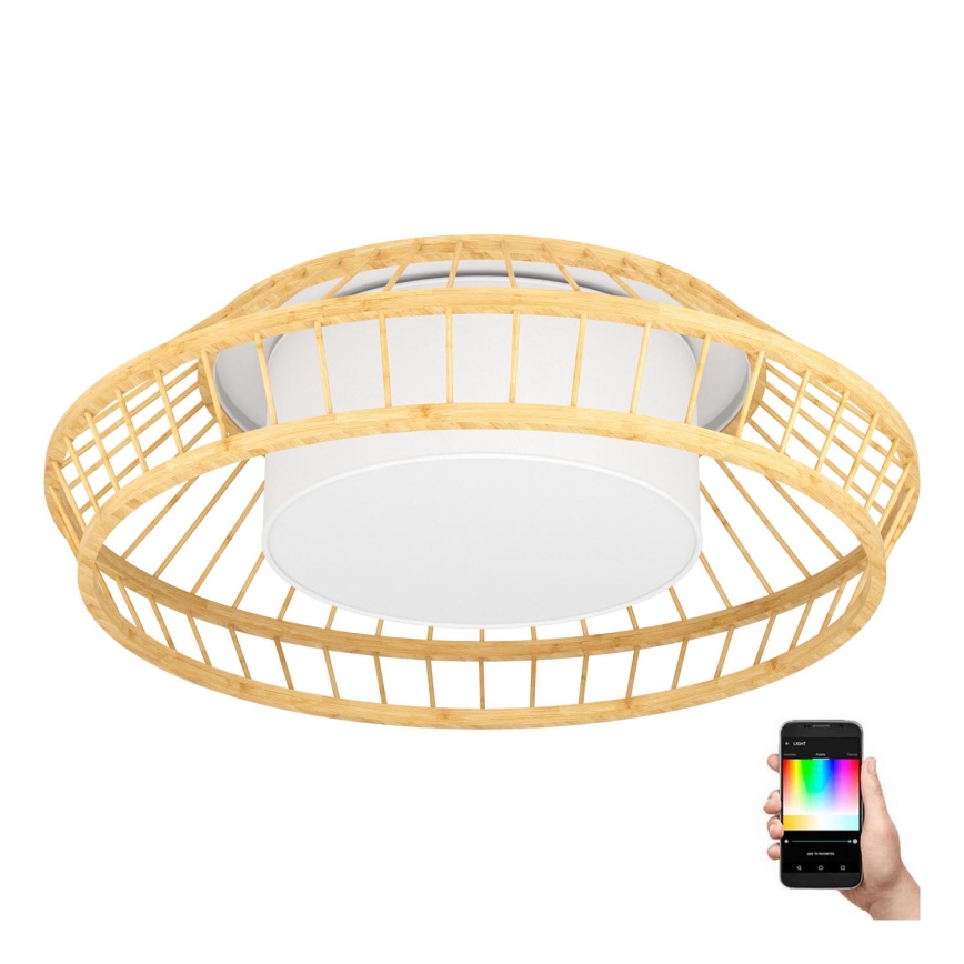 Eglo - Plafonier RGBW à intensité variable LED/22W/230V 2700-6500K