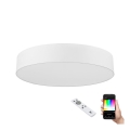 Eglo - Plafonier RGBW à intensité variable ROMAO-C LED/45W/230V + Télécommande