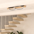 Eglo - Plafonnier 2xLED/12W/230V 3000K beige/noir