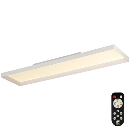 Eglo - Plafonnier à intensité variable 1xLED/43W/230V blanc + télécommande