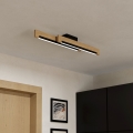 Eglo - Plafonnier à intensité variable 2xLED/10W/230V 3000K noir/beige