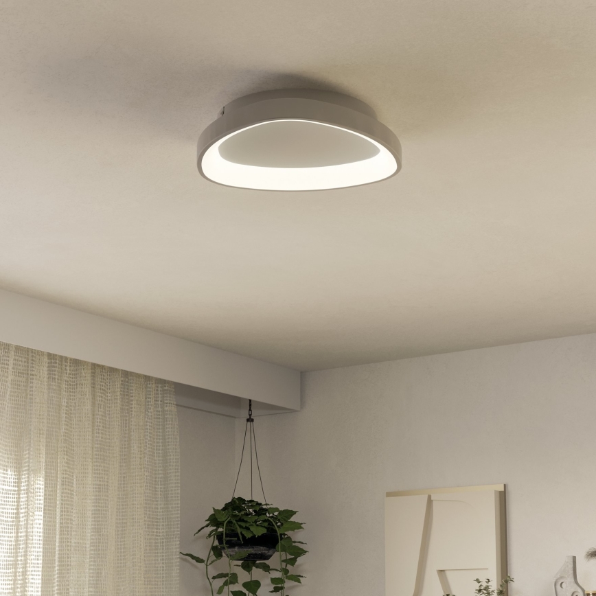 Eglo - Plafonnier à intensité variable LED/12W/230V 2700-6500K blanc + télécommande