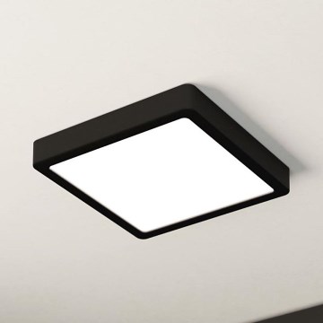 Eglo - Plafonnier à intensité variable LED/17W/230V noir