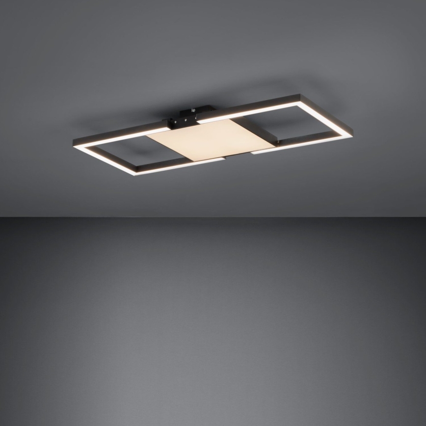 Eglo - Plafonnier à intensité variable LED/26,2W/230V 2700-6500K noir + Télécommande