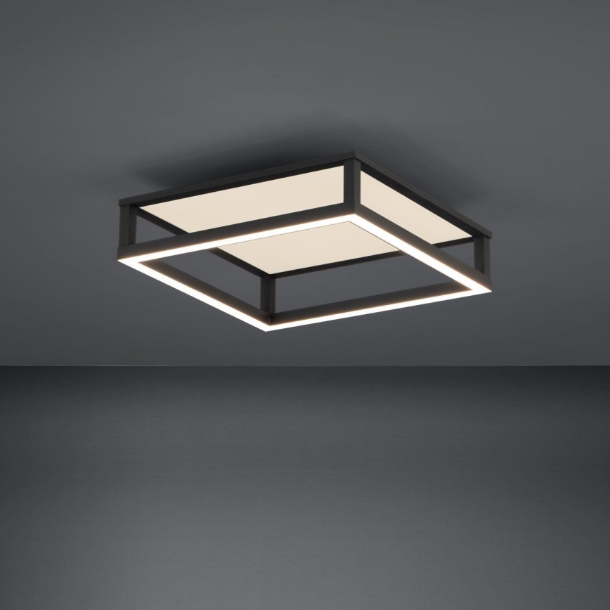Eglo - Plafonnier à intensité variable LED/29,4W/230V 2700-6500K noir + Télécommande