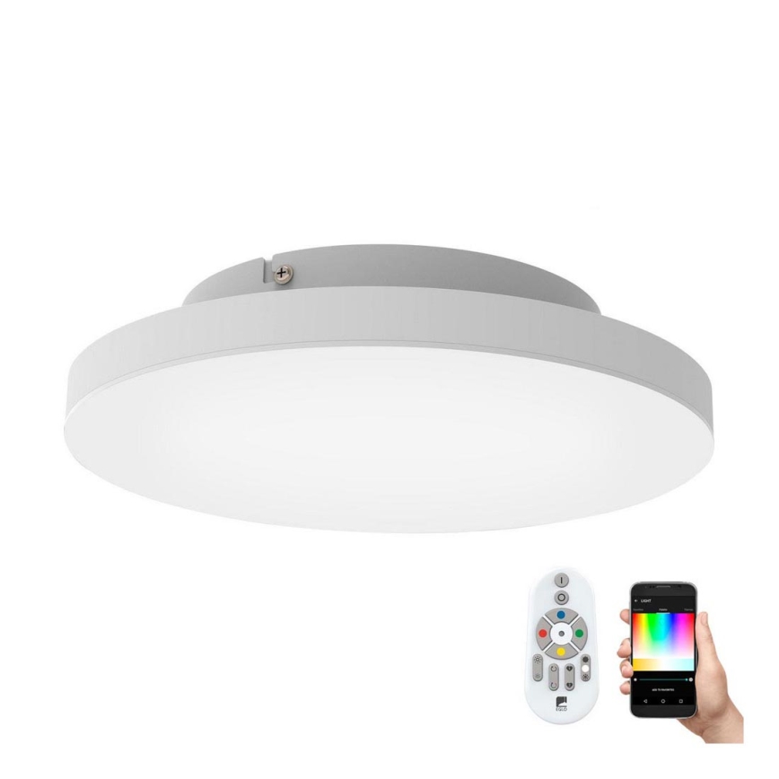 Eglo - Plafonnier à intensité variable LED RGB TURCONA-C LED/15W/230V + télécommande