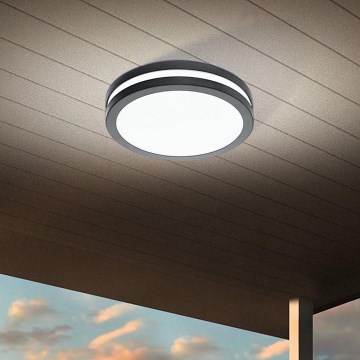 Eglo - Plafonnier à intensité variable LED salle de bain LOCANA-C LED/14W/230V Bluetooth IP44