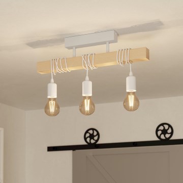 Eglo - Plafonnier affleurant TOWNSHEND 3xE27/60W/230V
