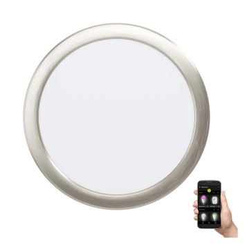 Eglo - Plafonnier encastrable LED dimmable pour salle de bains LED/16,5W/230V IP44 ZigBee Ø 21,6 cm