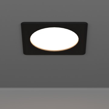 Eglo - Plafonnier encastré LED/6,3W/230V 2700/4000/6500K 11,9x11,9 cm noir