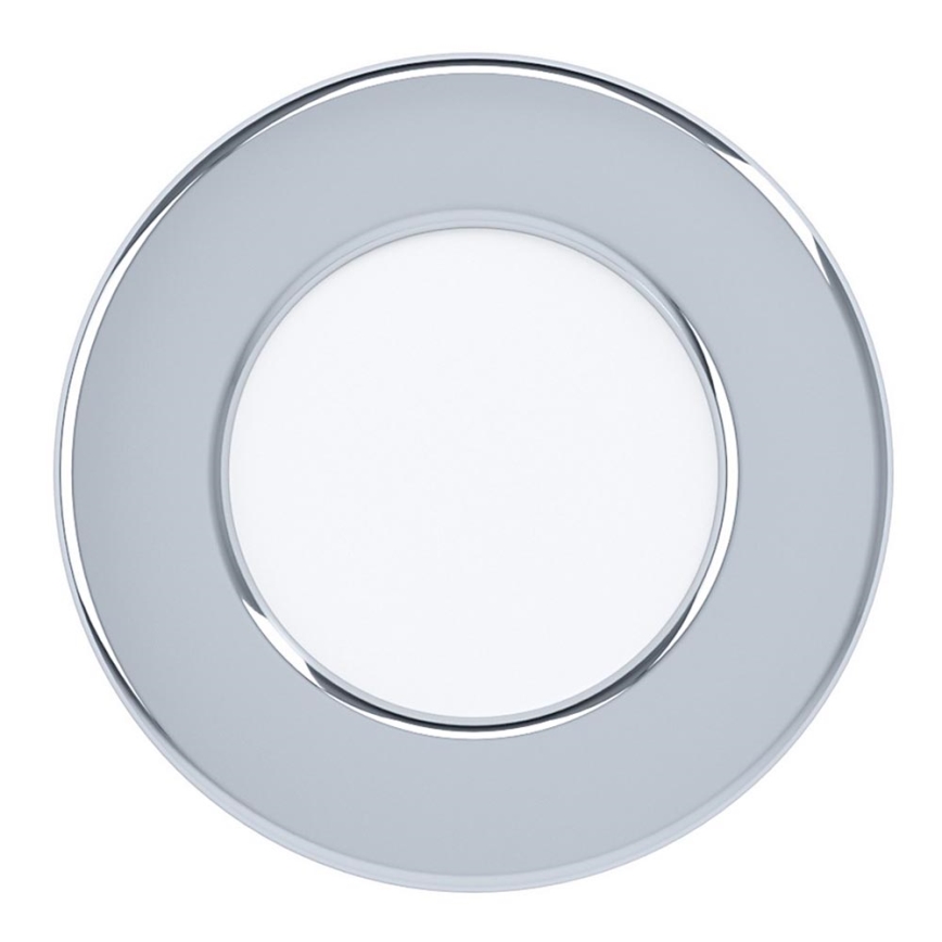 Eglo - Plafonnier encastré LED pour salle de bains, 2,7 W/230 V, IP44, Ø 8,6 cm