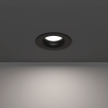 Eglo - Plafonnier encastré LED pour salle de bains LED/4,9W/230V 2700/4000/6500K Ø 8,8 cm IP65 noir