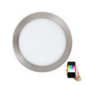 Eglo - Plafonnier encastré LED RGB dimmable FUEVA-C LED/15,6W/230V Ø 22,5 cm