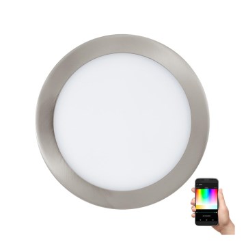Eglo - Plafonnier encastré LED RGB dimmable FUEVA-C LED/15,6W/230V Ø 22,5 cm