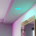 Eglo - Plafonnier encastré LED RGBW dimmable pour salle de bains LED/5W/230V 2700-6500K Ø 12 cm IP44 blanc