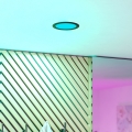 Eglo - Plafonnier encastré LED RGBW dimmable pour salle de bains LED/9,5W/230V 2700-6500K diam. 16,8 cm IP44 noir