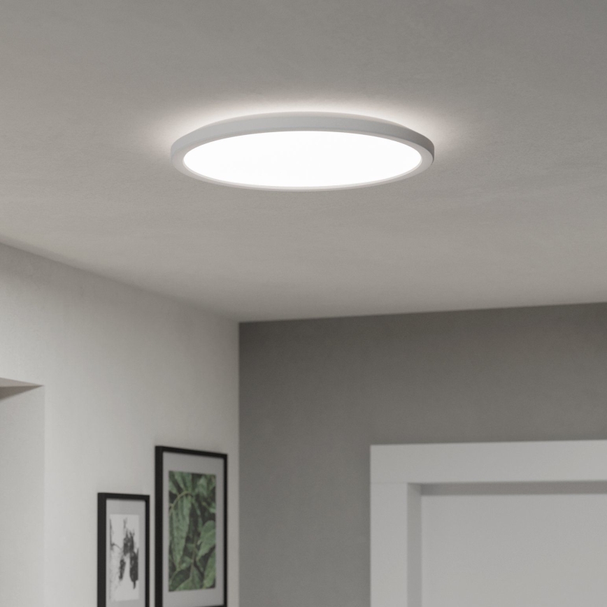Eglo - Plafonnier extérieur à intensité variable LED/18,5W/230V 2700-6500K d. 38,9 cm IP44 blanc + télécommande