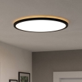 Eglo - Plafonnier extérieur LED/16,8W/230V 2700/4000/6500K d. 50 cm IP44 noir