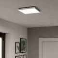 Eglo - Plafonnier extérieur RGBW à intensité variable LED/13,4W/230V 2700-6500K 29x29 cm IP44 blanc ZigBee