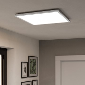 Eglo - Plafonnier extérieur RGBW à intensité variable LED/17W/230V 2700-6500K 50x50 cm IP44 blanc ZigBee