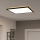 Eglo - Plafonnier extérieur RGBW à intensité variable LED/17W/230V 2700-6500K 50x50cm IP44 noir ZigBee