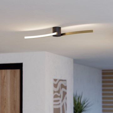 Eglo - Plafonnier LED/12W/230V 4000K doré