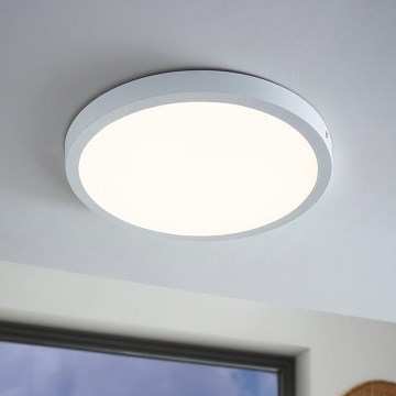 Eglo - Plafonnier LED 1xLED/25W/230V rond blanc 2500 lm Ø 40 cm