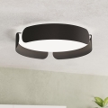 Eglo - Plafonnier LED 20 W 230 V Ø 37 cm noir