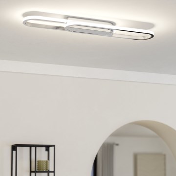 Eglo - Plafonnier LED 20W/230V 2700/4000/6500K chrome brillant