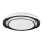 Eglo - Plafonnier LED 24 W / 230 V, 2700 / 4000 / 6500 K, Ø 40 cm, noir