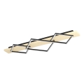 Eglo - Plafonnier LED 2x13W/230V + LED/16W noir/beige
