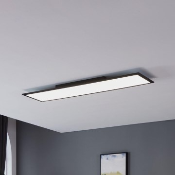 Eglo - Plafonnier LED/33W/230V 120x30 cm noir