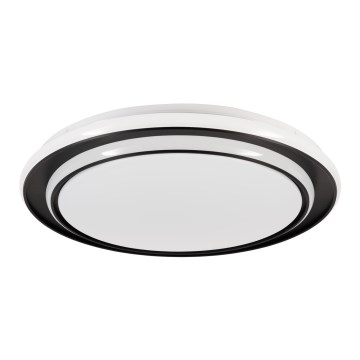Eglo - Plafonnier LED 36 W / 230 V, 3 températures de couleur (2700/4000/6500 K), Ø 49 cm, noir