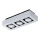 Eglo - Plafonnier LED 3xGU10-LED/5W/230V