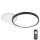 Eglo - Plafonnier LED à intensité variable GAFARES LED/15W/230V noir + Télécommande