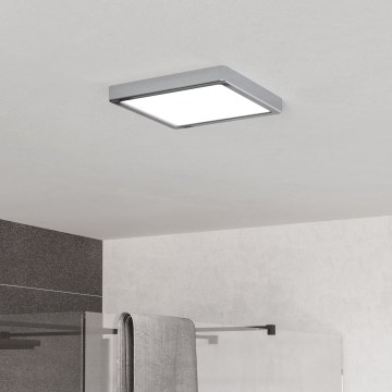Eglo - Plafonnier LED de salle de bains LED/10,5W/230V 2700/4000/6500K 22x22 cm IP44 chrome brillant