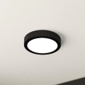 Eglo - Plafonnier LED dimmable, 11 W, 230 V, noir, Ø 16 cm
