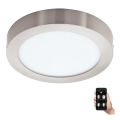 Eglo - Plafonnier LED dimmable pour salle de bains, 16,5 W / 230 V, IP44, ZigBee, Ø 21 cm