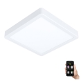 Eglo - Plafonnier LED dimmable pour salle de bains LED/16,5W/230V 2700-6500K IP44 ZigBee 21x21 cm