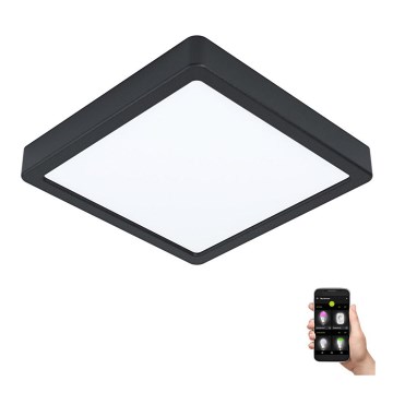 Eglo - Plafonnier LED dimmable pour salle de bains LED/16,5W/230V IP44 ZigBee 21x21 cm