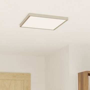 Eglo - Plafonnier LED LED/17,5W/230V 2700/4000/6500K 39x39 cm chrome mat