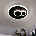 Eglo - Plafonnier LED LED/7,8W/230V d. 20 cm noir