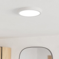 Eglo - Plafonnier LED pour salle de bains, LED 11,5 W / 230 V, 2700/4000/6500 K, Ø 21,1 cm, IP44, blanc