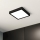 Eglo - Plafonnier LED pour salle de bains LED/17W/230V IP44 noir 21x21 cm