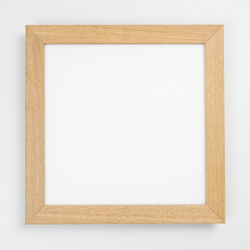 Eglo - panneau LED RGB dimmable à montage en surface SALOBRENA-C WOOD LED/24W/230V 2700-6500K 49,5x49,5 cm marron + télécommande