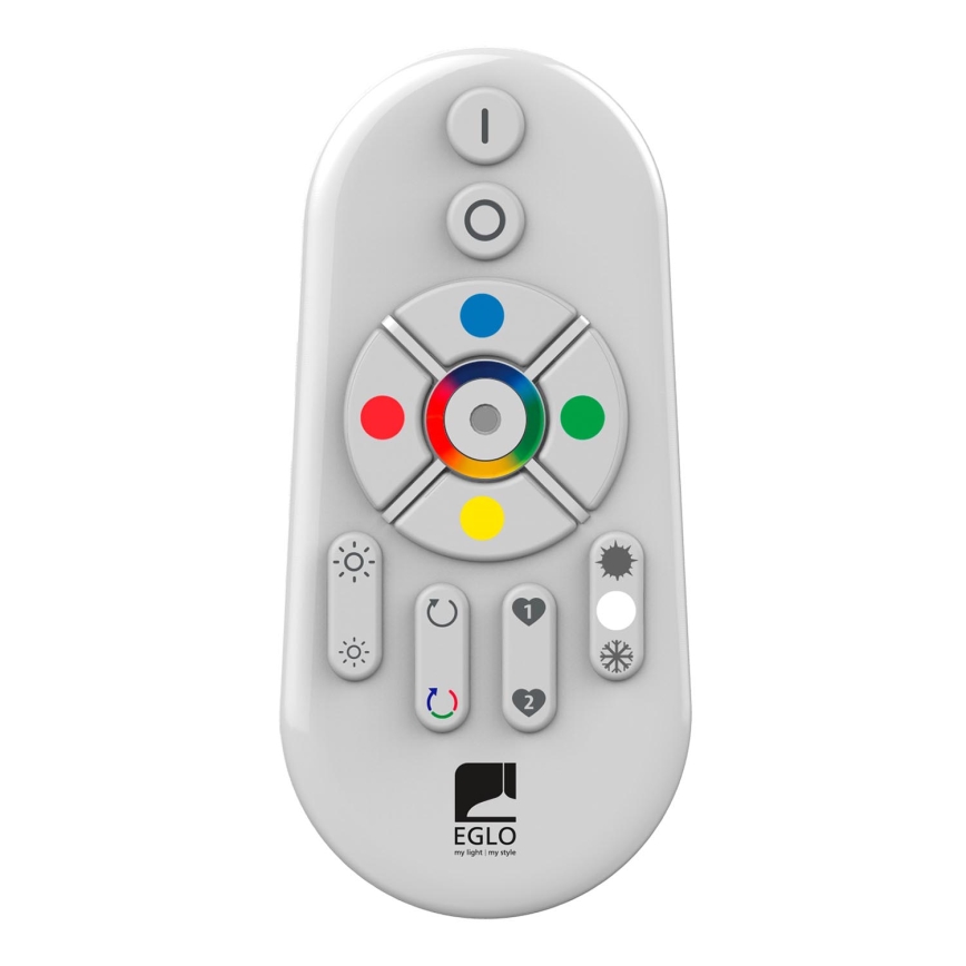 Eglo - panneau LED RGB dimmable à montage en surface SALOBRENA-C WOOD LED/24W/230V 2700-6500K 49,5x49,5 cm marron + télécommande
