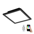 Eglo - Plafonnier LED RGB dimmable SALOBRENA-C LED/16W/230V 30x30 cm + télécommande